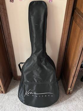 Kct1 Kona Dreadnought Acoustic Guitar Natural 6-string With Gig Bag And Tuner