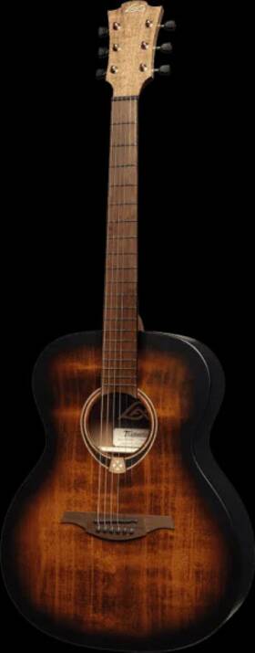Lag Guitars 700166371897 Tramontane 70 Auditorium Black And Brown