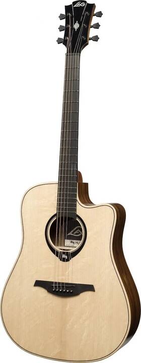 Lag Guitars Hv30dce Hyvibe 30 Dreadnought Cutaway Gloss
