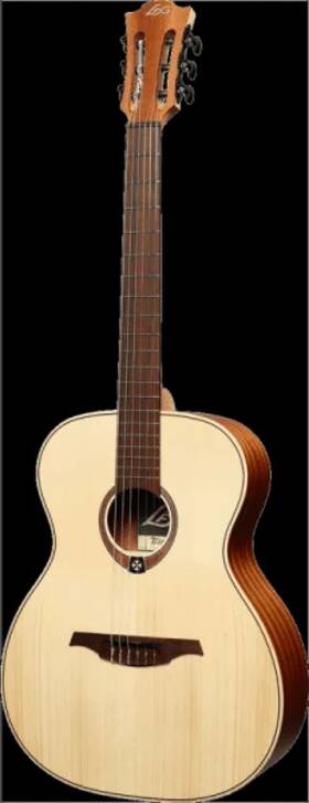 Tn70a-nat Lag Guitars Tramontane 70 Nylon Auditorium Natural