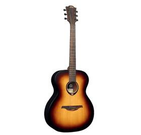 Lagt70abrb Lag Tramontane 70 Auditorium Acoustic Guitar Solid Sitka Spruce Brown Sunburst