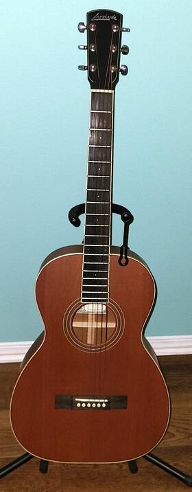 000-03mt Larriv E Larrivee Mahogany Soundboard Guitar Left Handed Clear Pickguard With Case