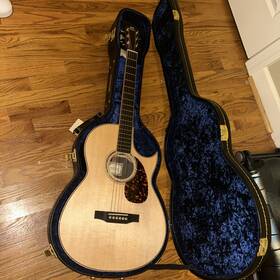Cs-09 Larriv E Jean Custom Shop Acoustic Guitar Original Case And Tags