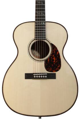 Om-24-mh-0-0-0-30-d-00 Larrivee Om-24 Mahogany Vintage Series Acoustic Guitar - Satin Natural