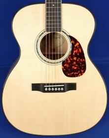 Om-09-gr-0-0-a-0v-0-43 Larrivee Usa Om-09 Silver Oak Special Moon Spruce Acoustic Guitar With Ohsc