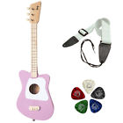 Lgmik Kellards Loog Mini Guitar For Children Magenta 686924567807