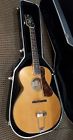 Lh-400 N The Loar Atural Acoustic Gypsy Jazz Guitar Hardshell Case Rare