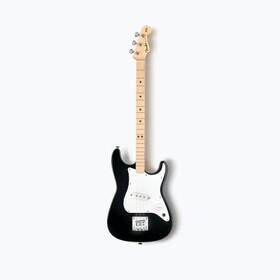 Loog 850042509395 Fender X 3-string Stratocaster Black Guitar