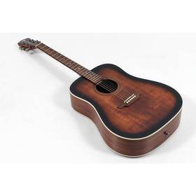 1978879271 Luna 197881279271 Art Vintage Dreadnought Solid Top Distressed Acoustic Guitar Ob
