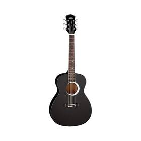 Luna 626964317321 Aurora Borealis 3/4 Acoustic Guitar Black Pearl