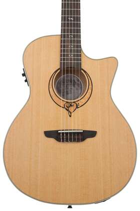Luna 819998167745 Heartsong Nylon String Acoustic-electric Guitar - Satin Natural