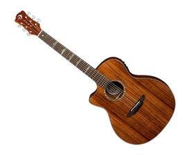 Luna Guitars 814064026551 High Tide Koa Grand Concert Cutaway Left Handed A/e Guitar - Used