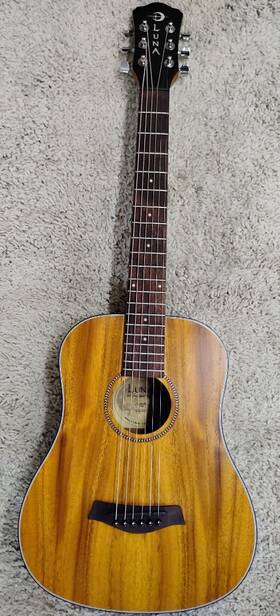 Iw-34k-ns Luna 3/4 Size All Koa Acoustic Guitar Model Iw-34k Ns - Prototype Very Cool