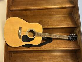 Majnach6 Maestro By Gibson Majnac16 Dreadnought Acoustic Guitar Natural With Gig Bag