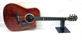 Wmp005313 Mantic Gt1dcr Solid Top Acoustic Guitar In Dark Natural