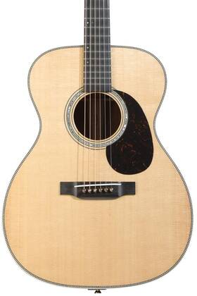 10cmdfglc24-013826 Martin Custom Shop Sitka Spruce Auditorium Om Acoustic-electric Guitar - Natural