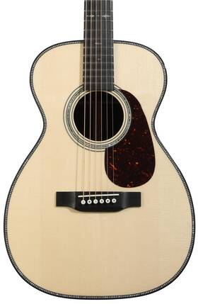 10cmdfglc24-013833 Martin Custom Shop Swiss Spruce Concert Acoustic Guitar - Natural