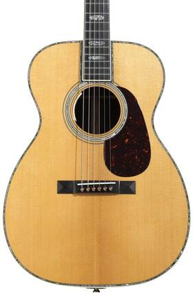 10cmdfglc24-013863 Martin Custom Shop Sitka Spruce Grand Concert Acoustic Guitar - Natural