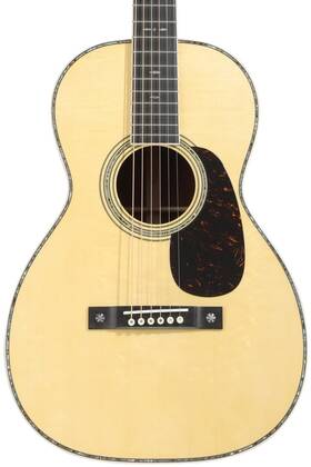 10cmdfglc24-022882 Martin Custom Shop Engelmann Spruce Concert Acoustic Guitar - Natural With Aging