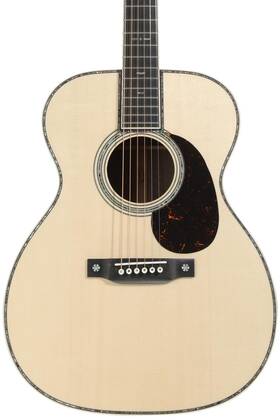 10cmdfglc24-027235 Martin Custom Shop 000 Adrondack Spruce/english Walnut Acoustic Guitar - Natural