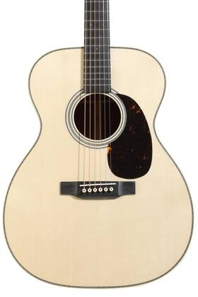 10cmdfglc24-028062 Martin Custom Shop Om Euro Spruce/bubinga Acoustic Guitar - Natural