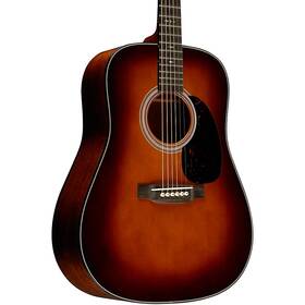 10cmdfglc24-031095 Martin Cs 18 Style Ad Spruce-mahogany Herringbone Dread Acoustic Guitar Ambertne