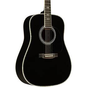 10cmdfglc24-031673 Martin Custom Shop 41 Style Dreadnought Acoustic Guitar - Black
