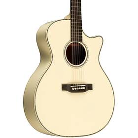 10cmdfglc24-034021 Martin Custom Shop 18 Style Spruce-mahogany Gpc Acoustic Guitar Antique White