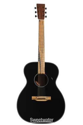 10cmdfglc25-012620 Martin Custom Shop 18 Style Om Acoustic Guitar - Black Top