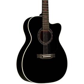 10cmefglc24-001908 Martin Custom Shop 18 Style Spruce-mahogany Omc Acoustic Guitar Black