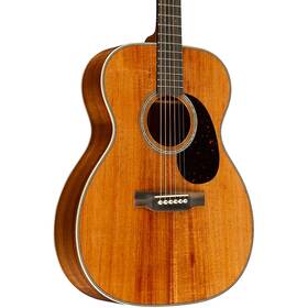 10cmefglc24-009879 Martin Custom Shop Om Style 45 All Koa Acoustic Guitar Natural
