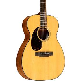 10y250018l Martin 00-18 Standard Grand Concert Left-handed Acoustic Guitar Natural