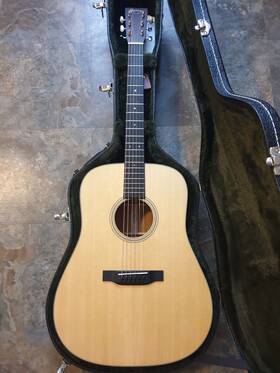10y25d18satin Martin D-18 Satin Standard Series Acoustic Guitar 1 Piece Neck