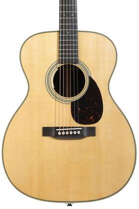 10y25om28elrb Martin Om-28e Standard Series Acoustic-electric Guitar - Natural With Aging