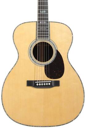 10y25om45 Martin Om-45 Standard Series Acoustic Guitar - Natural With Aging Toner