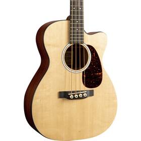 11000cjr10ebass-01 Martin 000cjr-10e Acoustic Electric Bass - Spruce