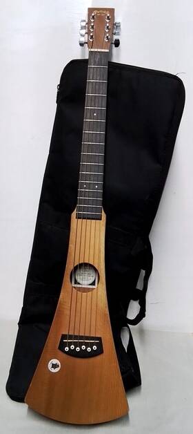 259182 Martin And Co Inch Backpacker Guitar With Carrying Case Sn