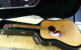 Martin 729789060806 2002 Acoustic Dm Mahogany Dreadnought Guitar Natural Left Handed With Case
