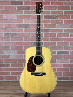 102017d28l Martin 729789544641 Left-handed D-28 Acoustic Guitar Discontinued With Hardshell C
