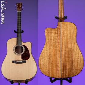 Martin 729789638074 2022 Custom Shop D-28 Cutaway Acoustic Guitar Flamed Koa Natural