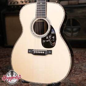 Om-14f Martin 729789675963 Custom Shop Style 45 Acoustic Guitar - Brazilian Rosewood/adironda