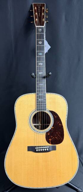 Martin 729789680745 D-41 2026 Dreadnought Acoustic Guitar Gloss Natural Finish With Case