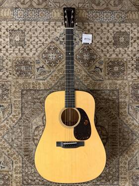 Martin 729789683616 D18 Satin Dreadnought Acoustic Guitar With Hardshell Case And Free Pro Setup