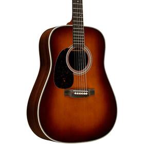 Hd-28 Martin 729789686334 Standard Dreadnought Left-handed Acoustic Guitar Ambertone