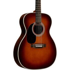000-28 Martin 729789686587 Standard Auditorium Left-handed Acoustic Guitar Ambertone