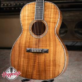 Martin 729789686822 Custom Style 45 000 Acoustic Guitar - Highly Flamed Koa Back Sides And