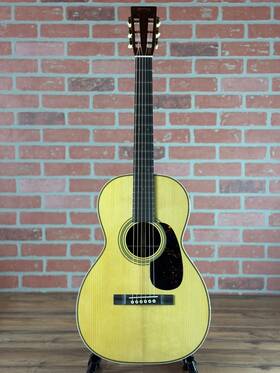 012f Martin 729789704465 Custom Shop 28 Style Adirondack Spruce Acoustic Guitar - Antiqued To