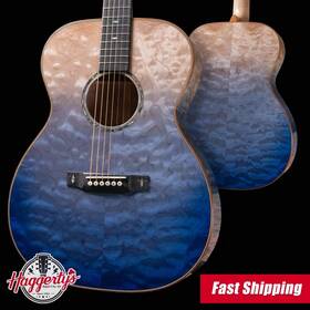 Martin 729789710114 Custom Shop 000 Acoustic Guitar - Quilted Maple With Hardshell Case