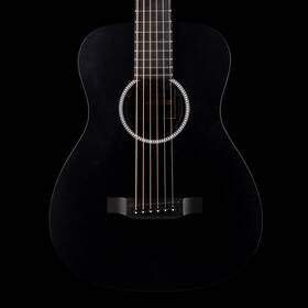 84mar048 Martin Pre Owned Lx Black Little Travel Acoustic Guitar With Gig Bag