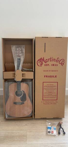 X1dcst Martin & Co. And Custom X Series Dreadnought Acoustic Guitar Natural 6 String